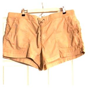 Tan cargo shorts